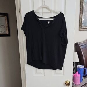 Elegant Black Women's Top